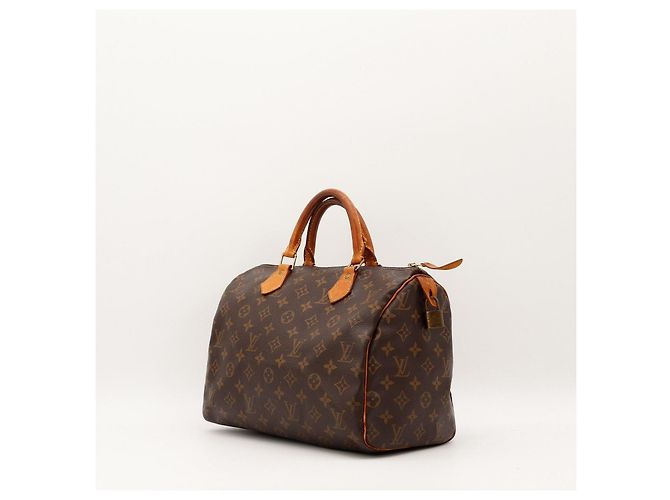 Borsa Louis Vuitton Speedy 30 Monogram Canvas Marrone - vista 2