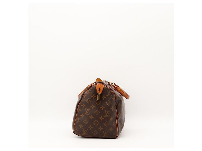Borsa Louis Vuitton Speedy 30 Monogram Canvas Marrone - vista 3