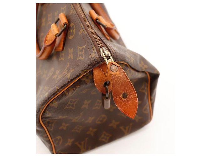 Bolsa Louis Vuitton Speedy 30 Monogram Canvas Marrom Monograma - vista 10