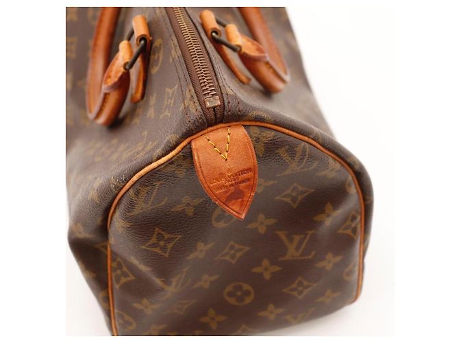 Bolsa Louis Vuitton Speedy 30 Monogram Canvas Marrom Monograma - vista 12