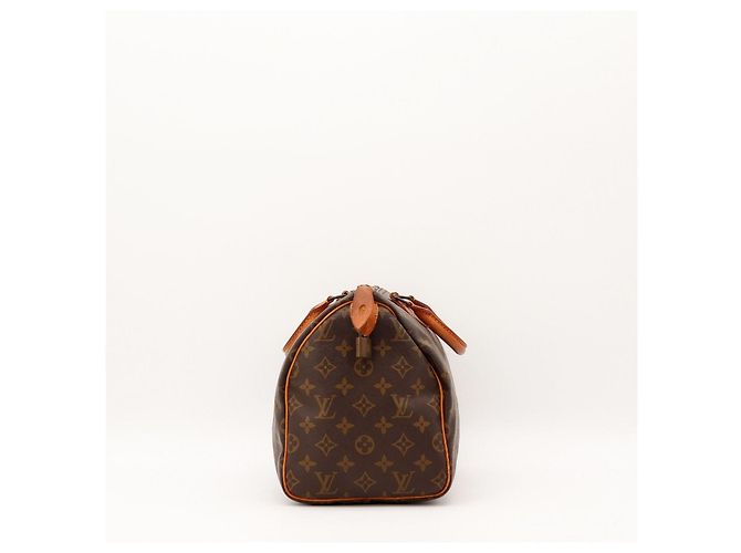 Bolsa Louis Vuitton Speedy 30 Monogram Canvas Marrom Monograma - vista 3