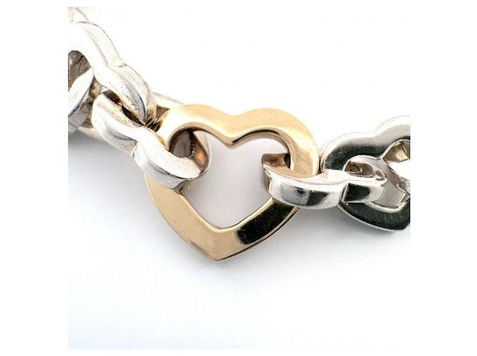 Autre Marque Bracciale Heart Link Tiffany & Co. Argento D'oro - vista 2