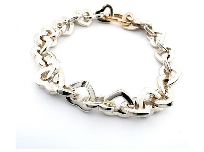 Autre Marque Bracciale Heart Link Tiffany & Co. Argento D'oro - vista 3