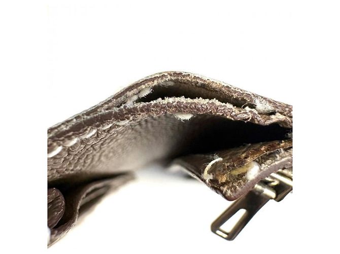 Hermès Cartera larga Hermes Veau Epsom Etoupe Bearn Soufflé Beige Gris pardo - vista 10