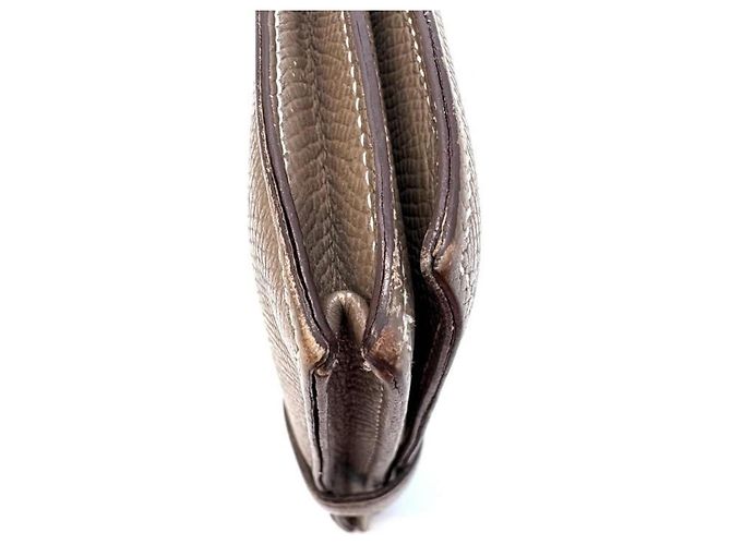 Hermès Cartera larga Hermes Veau Epsom Etoupe Bearn Soufflé Beige Gris pardo - vista 11