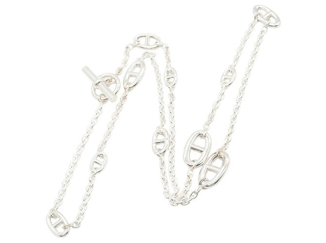 Hermès Collana Hermes Chaine d'Ancre Farandole Argento - vista 2
