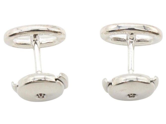Hermès Hermes Chaine d'Ancre Stecker-Ohrringe Silber - Ansicht 2
