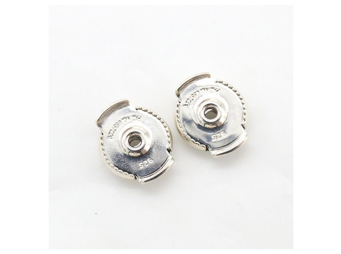 Hermès Hermes Chaine d'Ancre Stecker-Ohrringe Silber - Ansicht 4