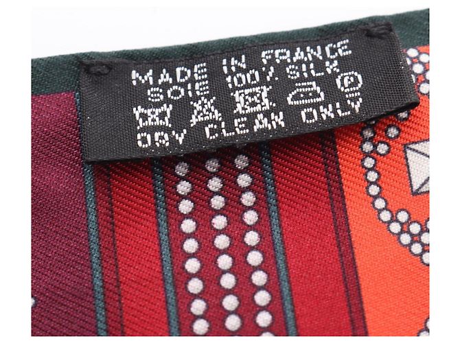Hermès Hermes Twilly Colliers de Chiens Ribbon Scarf Muffler Multicolore Verde Bordò - vista 5