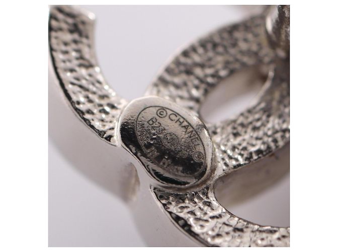 Pendientes Chanel B23P Coco Mark No. 5 Clover Plata - vista 3