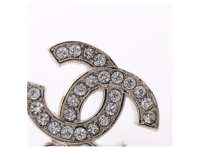 Orecchini Chanel B23S Coco Mark Argento - vista 7