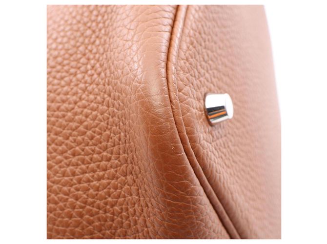 Hermès Bolso Hermes Picotin Lock MM Castaño Dorado - vista 9