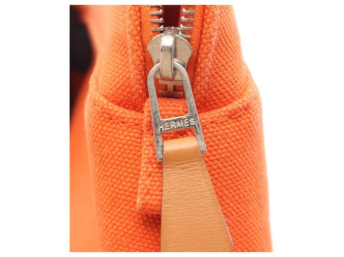 Hermès Hermes Bolide Pouch 20 Mini Borsa a mano Arancione - vista 9