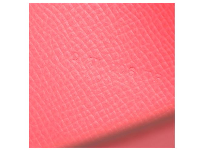 Hermès Cartera larga bi-fold Hermes Bearn Soufflet Verso Rosa Naranja - vista 5