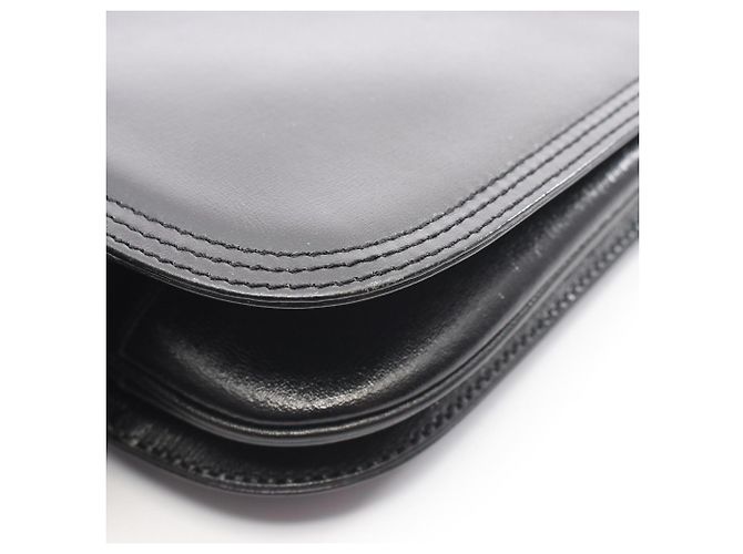 Borsa a mano in pelle nera Yves Saint Laurent Nero - vista 11