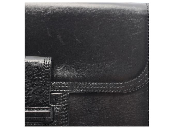 Borsa a mano in pelle nera Yves Saint Laurent Nero - vista 12