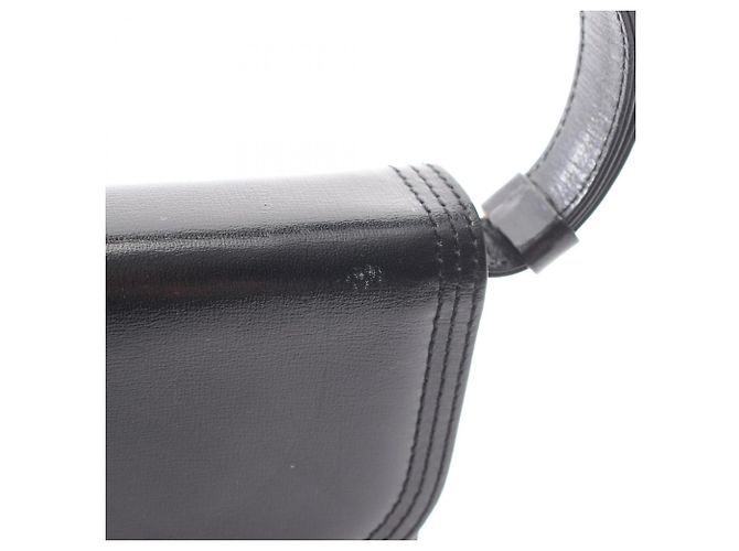 Borsa a mano in pelle nera Yves Saint Laurent Nero - vista 14