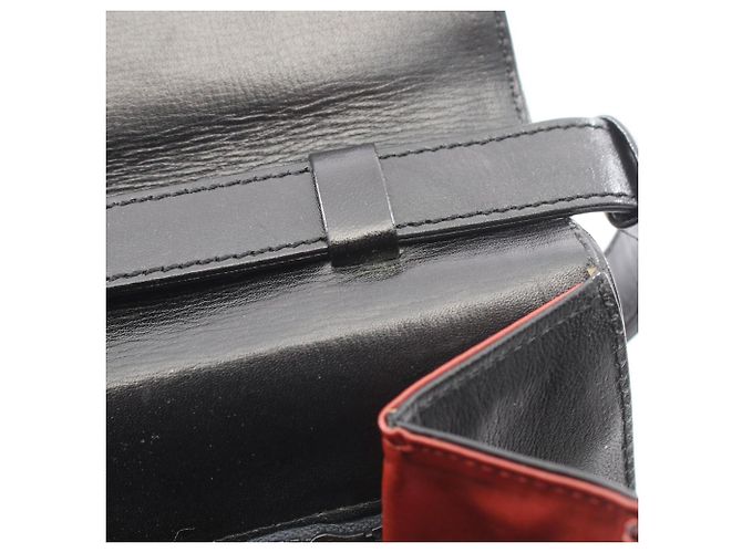 Borsa a mano in pelle nera Yves Saint Laurent Nero - vista 15