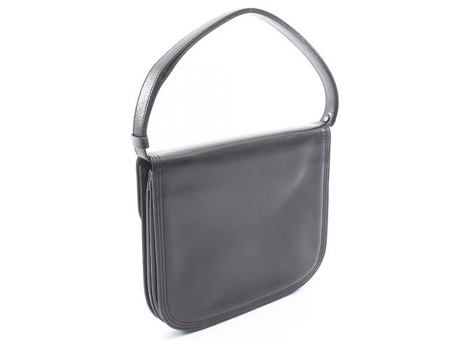 Borsa a mano in pelle nera Yves Saint Laurent Nero - vista 2