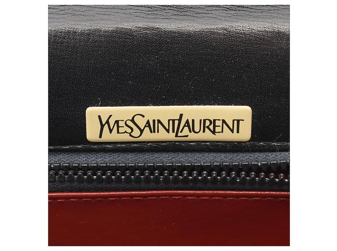Borsa a mano in pelle nera Yves Saint Laurent Nero - vista 4