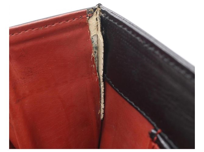 Borsa a mano in pelle nera Yves Saint Laurent Nero - vista 5