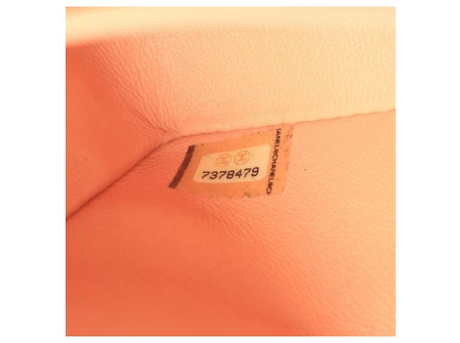 Borsa a tracolla Chanel COCO Print Matelassé Rosa Multicolore - vista 5
