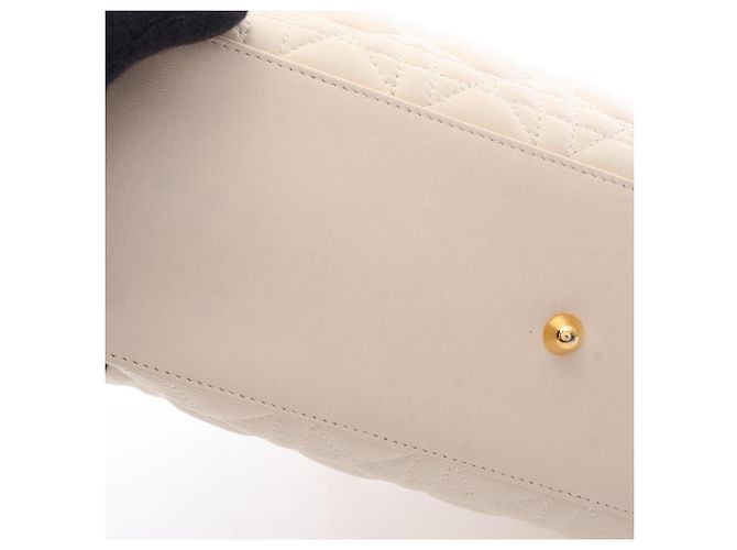 Borsa 2-Way Lady Dior Large Cannage Christian Dior Crudo - vista 9