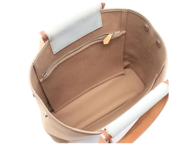 Hermès Bolso Cabas PM Hermes Etoupe Ciel Azul - vista 3