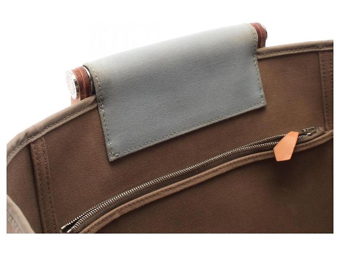 Hermès Bolso Cabas PM Hermes Etoupe Ciel Azul - vista 6