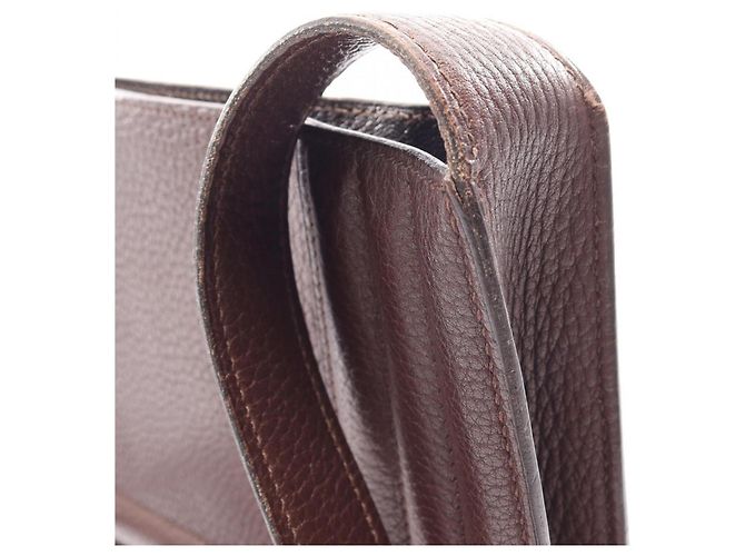 Hermès Borsa a tracolla Hermes Kelly Cacao Marrone - vista 14