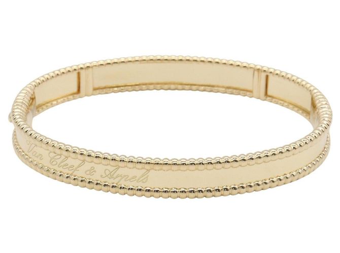 Van Cleef & Arpels Perlee Signature Bangle Dourado - vista 2