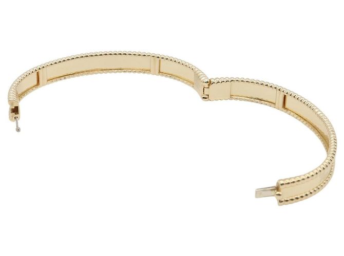 Van Cleef & Arpels Perlee Signature Bangle Dourado - vista 3