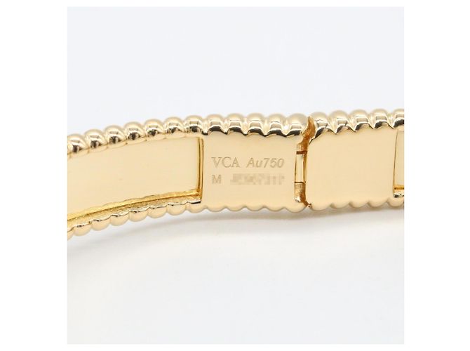 Van Cleef & Arpels Perlee Signature Bangle Dourado - vista 4