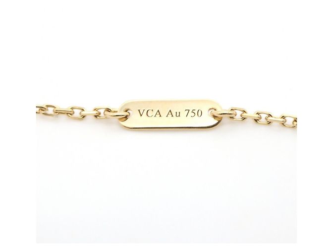 Collana Van Cleef & Arpels Vintage Alhambra Onyx Nero D'oro - vista 3