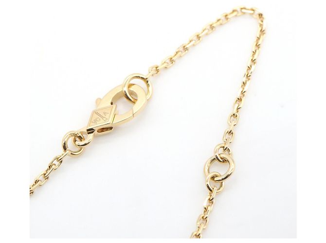 Collana Van Cleef & Arpels Vintage Alhambra Diamanti D'oro - vista 4