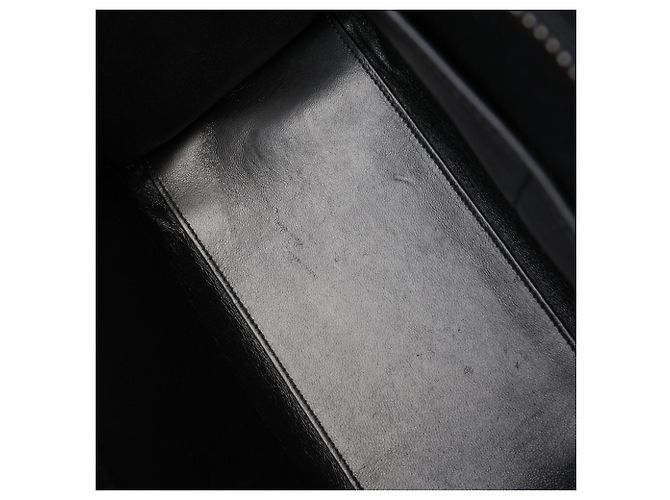 Céline Celine Luggage Micro Shopper Tote Bag Braun Schwarz Blau - Ansicht 13