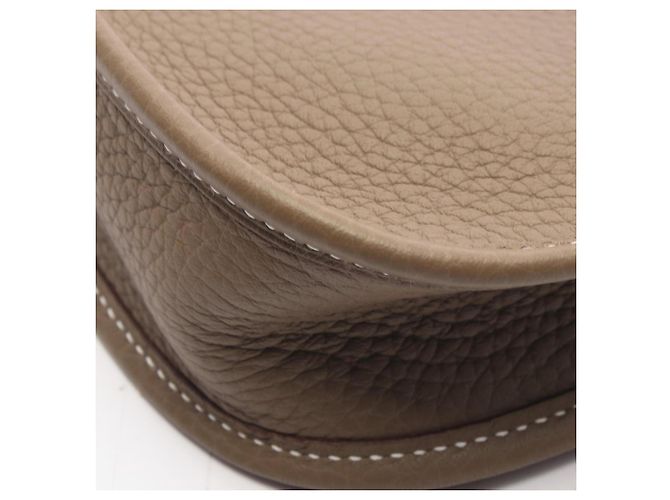 Hermès Borsa a tracolla Hermes Evelyne TPM Taupe - vista 6