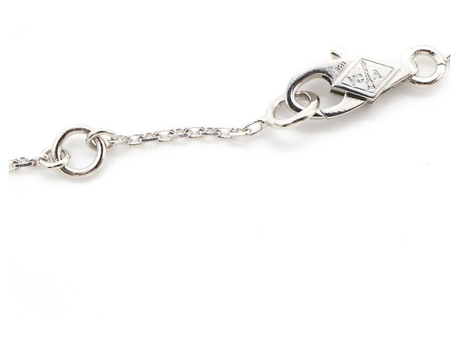 Bracciale Sweet Alhambra Diamanti Van Cleef & Arpels Argento Bianco - vista 5