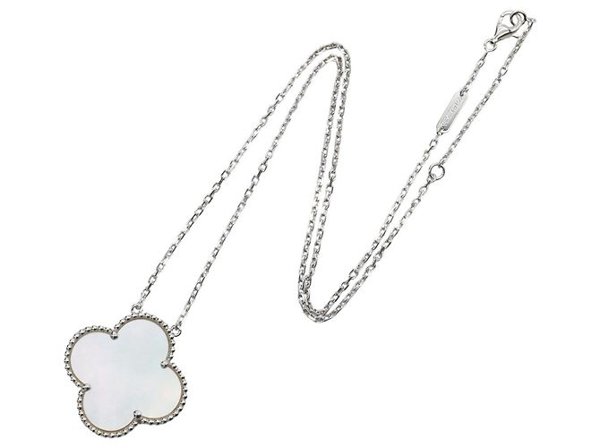 Collar Magic Alhambra Van Cleef & Arpels Plata Blanco - vista 2