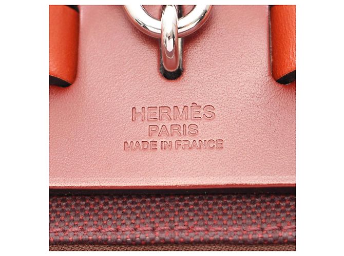 Hermès Borsa Hermes Herbag Zip PM in Bordeaux Bordò - vista 4