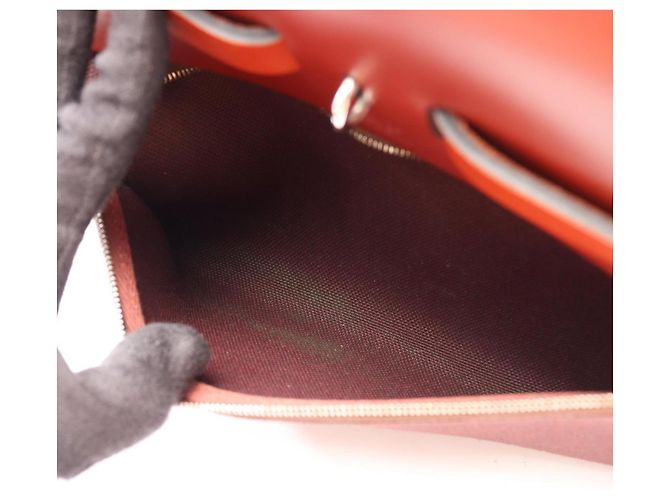 Hermès Borsa Hermes Herbag Zip PM in Bordeaux Bordò - vista 6