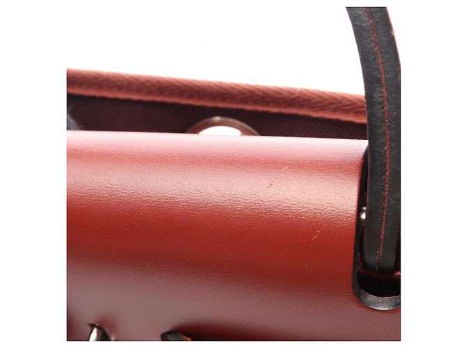 Hermès Borsa Hermes Herbag Zip PM in Bordeaux Bordò - vista 9