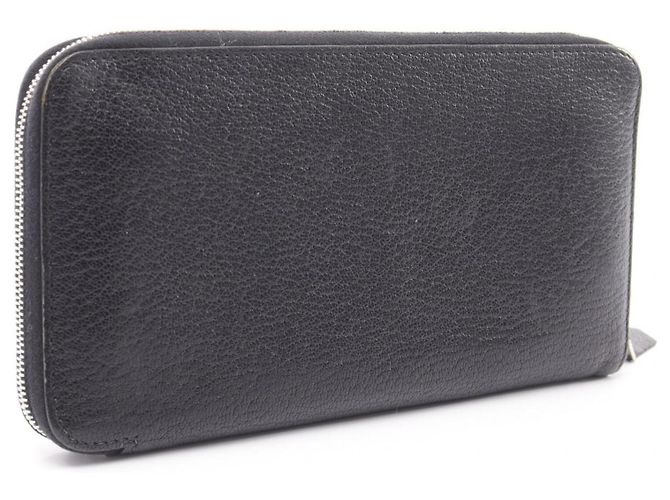 Hermès Portafoglio lungo classico rotondo Hermes Azap Nero - vista 2