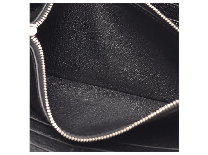 Hermès Portafoglio lungo classico rotondo Hermes Azap Nero - vista 6
