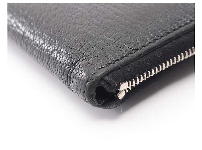 Hermès Portafoglio lungo classico rotondo Hermes Azap Nero - vista 8