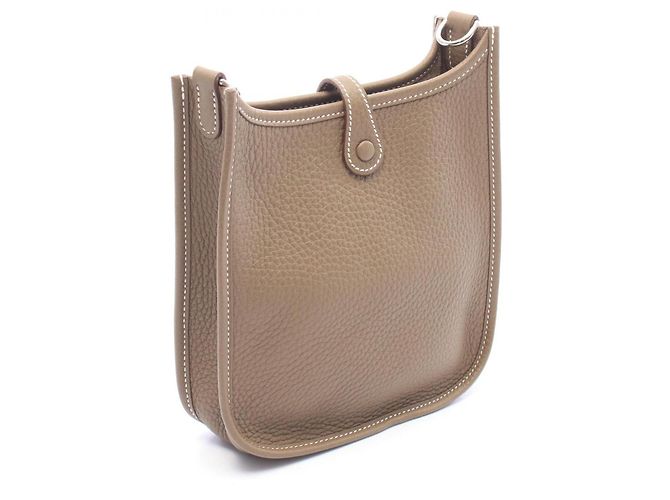 Hermès Borsa a tracolla Hermes Evelyne TPM Taupe - vista 2