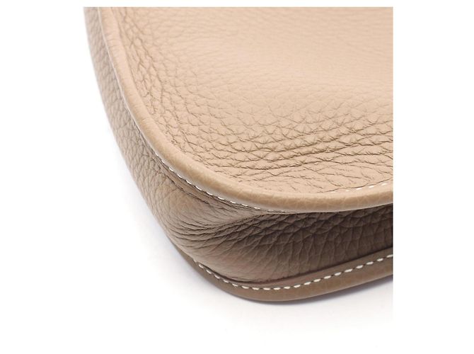 Hermès Borsa a tracolla Hermes Evelyne TPM Taupe - vista 6