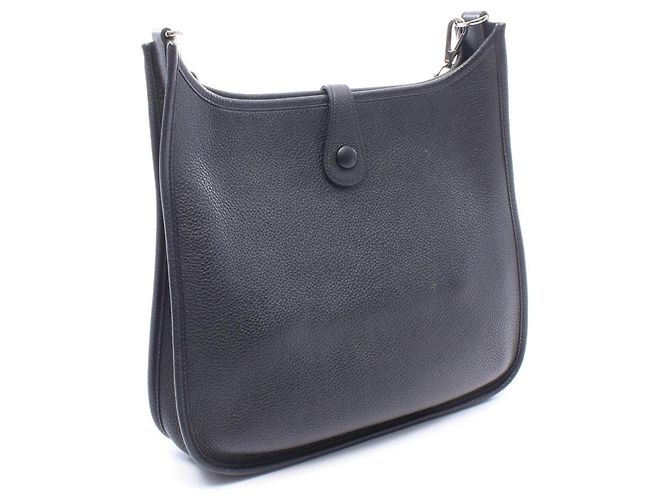 Hermès Borsa a tracolla Hermes Evelyne 1 PM in Nero - vista 2