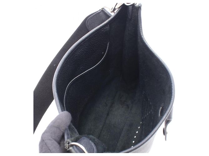 Hermès Borsa a tracolla Hermes Evelyne 1 PM in Nero - vista 3