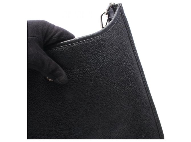 Hermès Borsa a tracolla Hermes Evelyne 1 PM in Nero - vista 9